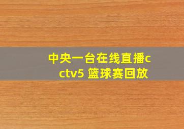 中央一台在线直播cctv5 篮球赛回放